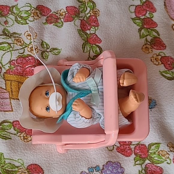 Vintage Galoob Bouncin Babies and Chair - Picture 2 of 3